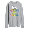 thumbnail image 1 of Peanuts - Dream In Color - Men's Long Sleeve T-Shirt, 1 of 6