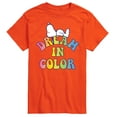 thumbnail image 1 of Peanuts - Dream In Color - Men's Short Sleeve Graphic T-Shirt, 1 of 6