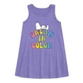 thumbnail image 1 of Peanuts - Dream In Color - Toddler & Youth Girls A-line Dress, 1 of 5
