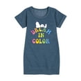 thumbnail image 1 of Peanuts - Dream In Color - Toddler & Youth Girls Fleece Dress, 1 of 6