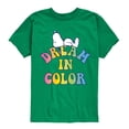 thumbnail image 1 of Peanuts - Dream In Color - Toddler & Youth Short Sleeve Graphic T-Shirt, 1 of 6