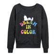 thumbnail image 1 of Peanuts - Dream In Color - Women's Lightweight French Terry Long Sleeve Shirt, 1 of 6