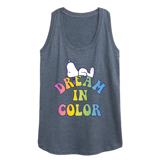 Peanuts - Dream In Color - Women's Racerback Tank Top