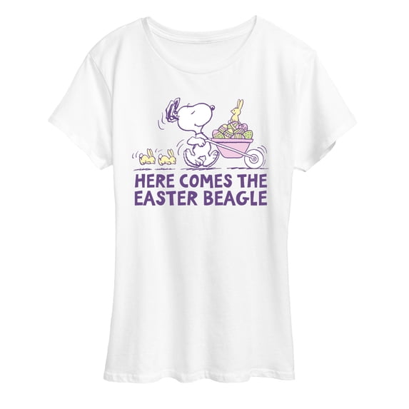 Peanuts - Easter Bunny's Helper - Women's Short Sleeve Graphic T-Shirt
