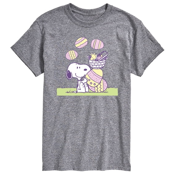 Peanuts - Easter Comic Panel - Men's Short Sleeve Graphic T-Shirt
