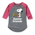 thumbnail image 1 of Peanuts - Easter Friends - Girls Shirt Tail Raglan, 1 of 4