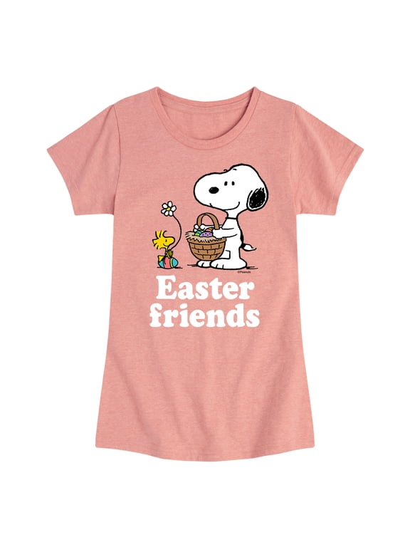 - Easter Friends Girls' Fitted Short Sleeve Graphic T-Shirt