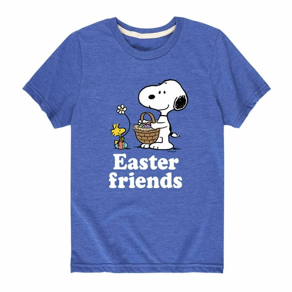 Peanuts - Easter Friends - Toddler And Youth Short Sleeve Graphic T-Shirt