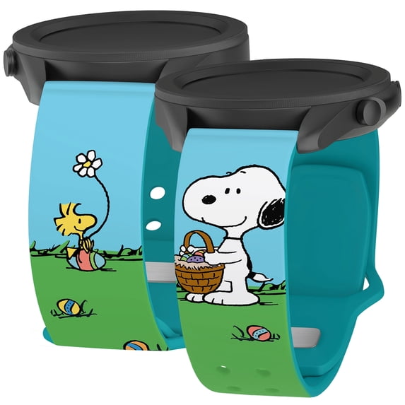 Peanuts Easter HD Unisex Watch Band Compatible with Samsung Galaxy Watch (22mm Short Eggcited) by Affinity Bands
