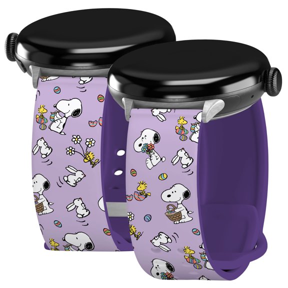Peanuts Easter HD Watch Band for Google Pixel Watch 20mm (Short Bunny Hop)