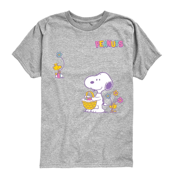 Peanuts - Easter - Youth Boys Short Sleeve Graphic T-Shirt