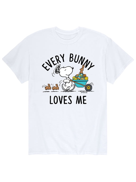 - Every Bunny Loves Me Men's Short Sleeve Graphic T-Shirt