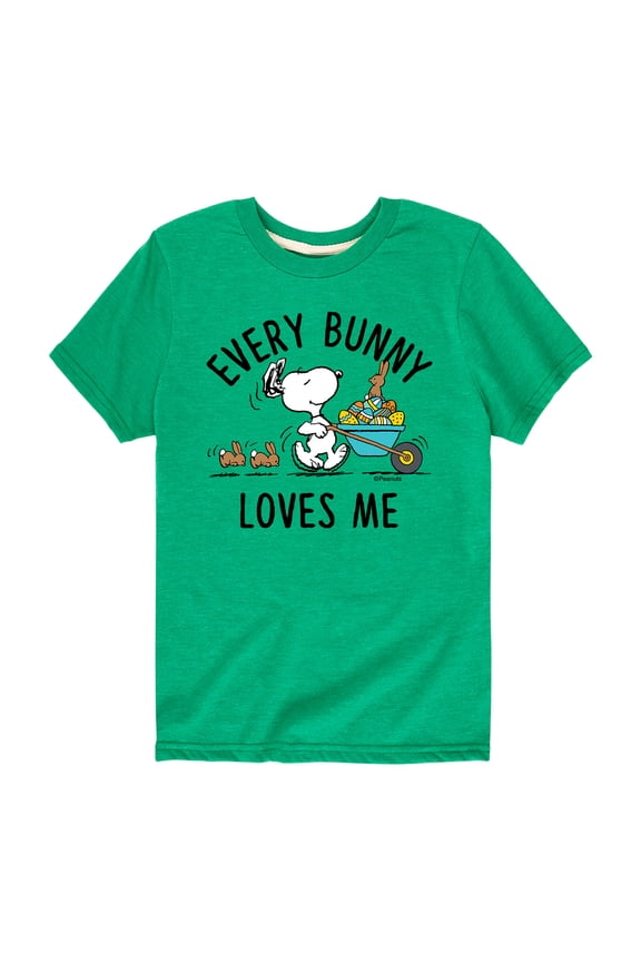 - Every Bunny Loves Me - Toddler And Youth Short Sleeve Graphic T-Shirt