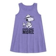 thumbnail image 1 of Peanuts - Explore More Art - Toddler and Youth Girls A-line Dress, 1 of 5