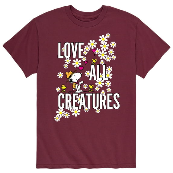 Peanuts - Explorer Snoopy Men's Short Sleeve Graphic Adventurous Camper T-Shirts