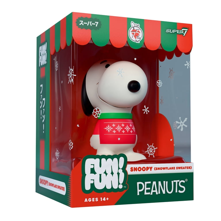 Peanuts FUN! FUN! - Snoopy (Snowflake Sweater) - Walmart.com