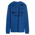 thumbnail image 1 of Peanuts - Faces - Men's Long Sleeve Graphic T-Shirt, 1 of 5