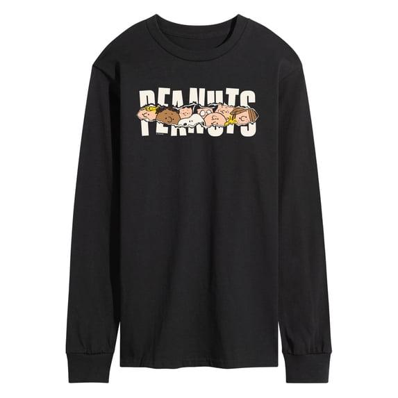 Peanuts - Faces - Men's Long Sleeve Graphic T-Shirt