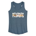 thumbnail image 1 of Peanuts - Faces - Women's Racerback Graphic Tank, 1 of 4