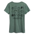 thumbnail image 1 of Peanuts - Faces Women's Short Sleeve Graphic T-Shirt, 1 of 5