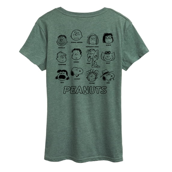 Peanuts - Faces Women's Short Sleeve Graphic T-Shirt