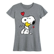 Peanuts - Faces of Snoopy - Women's Short Sleeve Graphic T-Shirt