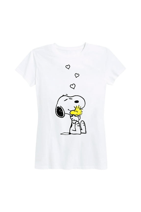 - Faces of Snoopy - Women's Short Sleeve Graphic T-Shirt