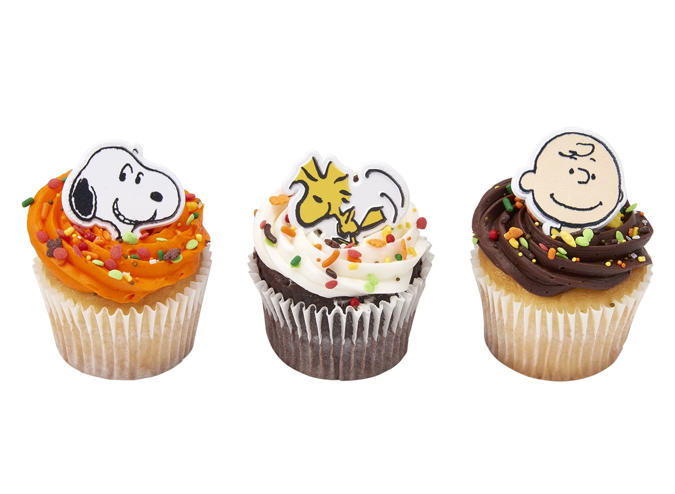 Peanuts Fall Cupcakes