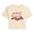 thumbnail image 1 of Peanuts - Fall Fun - Juniors Cropped Graphic T-Shirt, 1 of 4