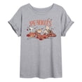 thumbnail image 1 of Peanuts - Fall Fun - Juniors Oversized Graphic T-Shirt, 1 of 5