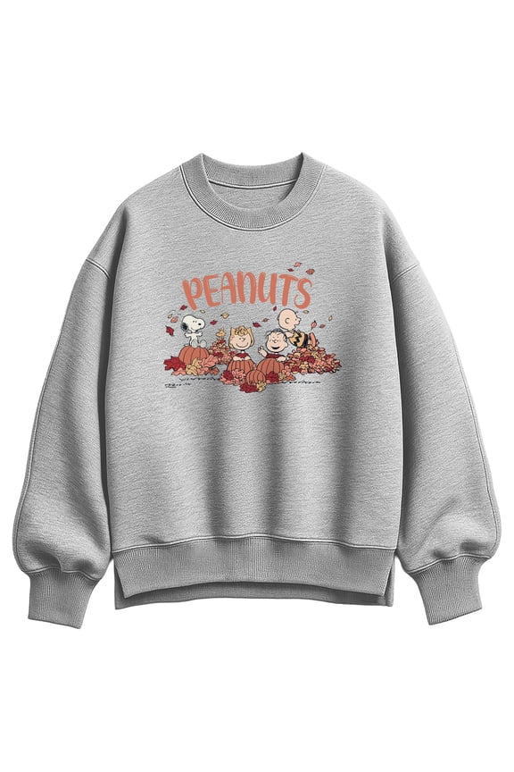 - Fall Fun - Women's Oversized Fleece Crew Sweatshirt