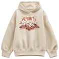 thumbnail image 1 of Peanuts - Fall Fun - Women's Oversized Fleece Hoodie Sweatshirt, 1 of 4