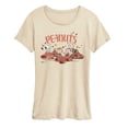 thumbnail image 1 of Peanuts - Fall Fun - Women's Short Sleeve Graphic T-Shirt, 1 of 5