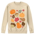 thumbnail image 1 of Peanuts - Fall Icon Faces Men's Graphic Fleece Sweatshirt, 1 of 4