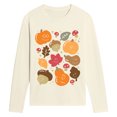 thumbnail image 1 of Peanuts - Fall Icon Faces Long Sleeve Graphic T-Shirt, 1 of 4
