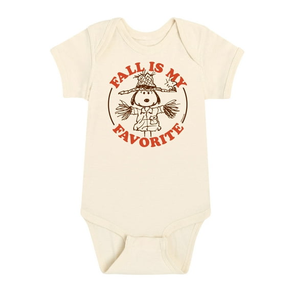 Peanuts - Fall Is My Favorite - Infant Baby One Piece