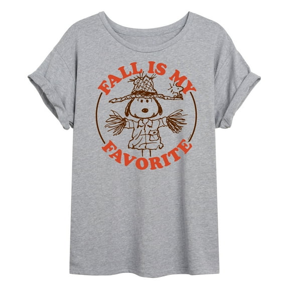 Peanuts - Fall Is My Favorite- Women's Oversized T-Shirt