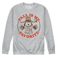 thumbnail image 1 of Peanuts - Fall Is My Favorite - Men's Crew Neck Fleece Pullover, 1 of 6