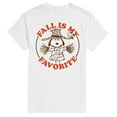 thumbnail image 1 of Peanuts - Fall Is My Favorite - Men's Short Sleeve Graphic T-Shirt, 1 of 6