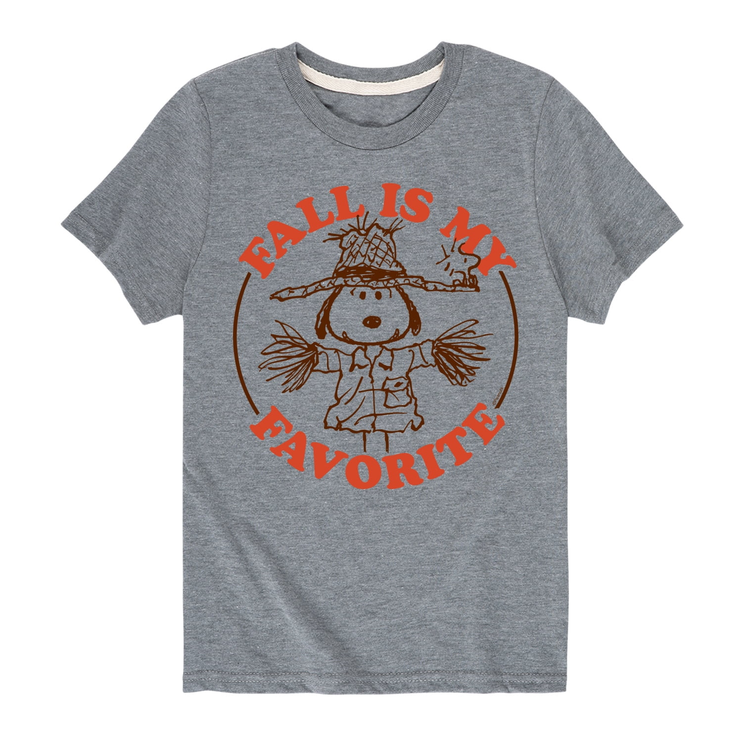 Peanuts - Fall Is My Favorite - Toddler And Youth Short Sleeve Graphic T-Shirt