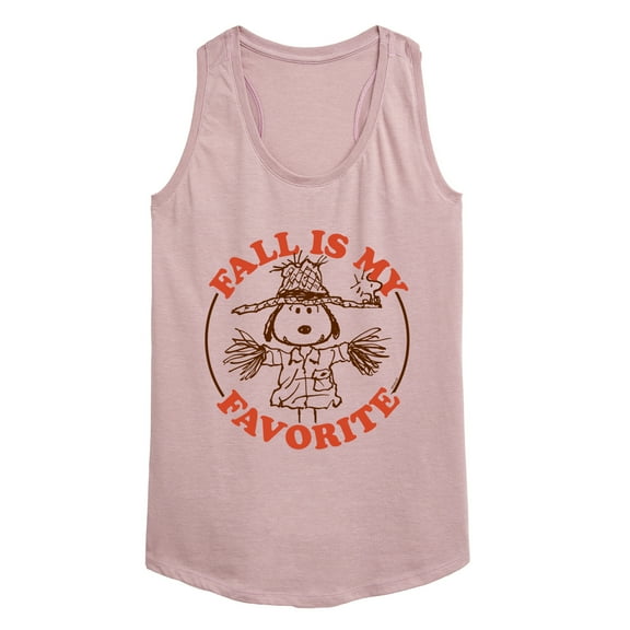 Peanuts - Fall Is My Favorite- Women's Racerback Tank Top