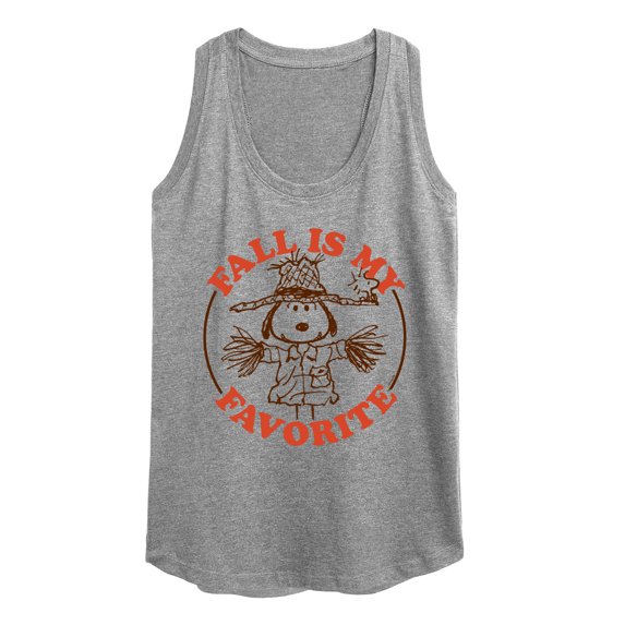 Peanuts - Fall Is My Favorite- Women's Racerback Tank Top