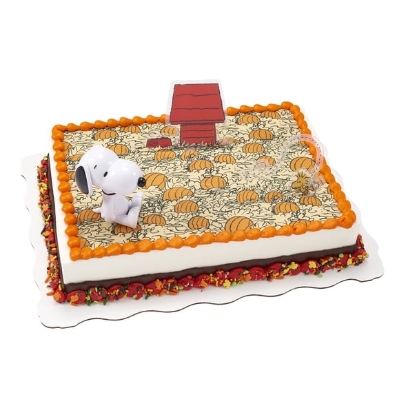 Peanuts Fall Sheet Cake