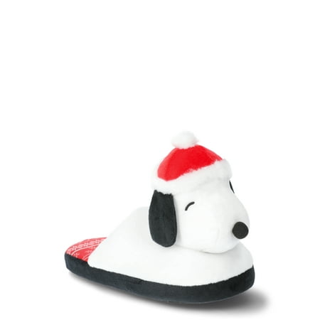 Peanuts Family Christmas Character 3D Scuff Slippers, Kids to Adult Sizes