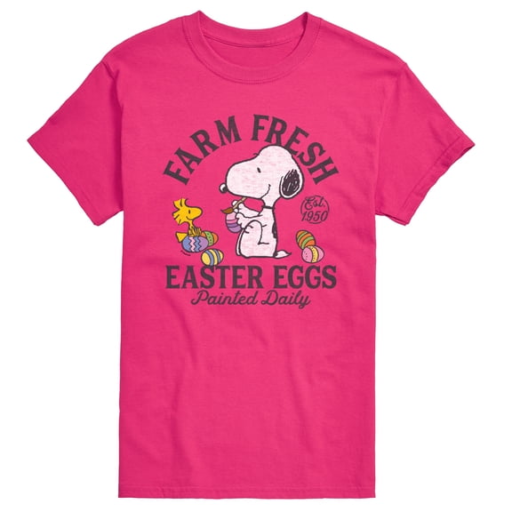 Peanuts - Farm Fresh Easter Eggs - Men's Short Sleeve Graphic T-Shirt