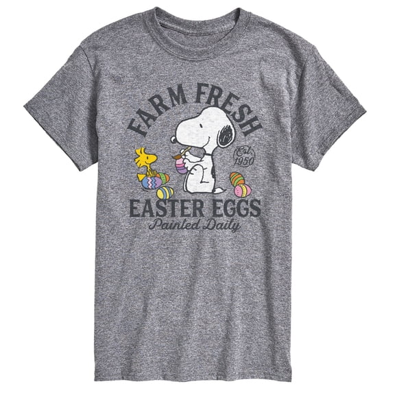Peanuts - Farm Fresh Easter Eggs - Men's Short Sleeve Graphic T-Shirt