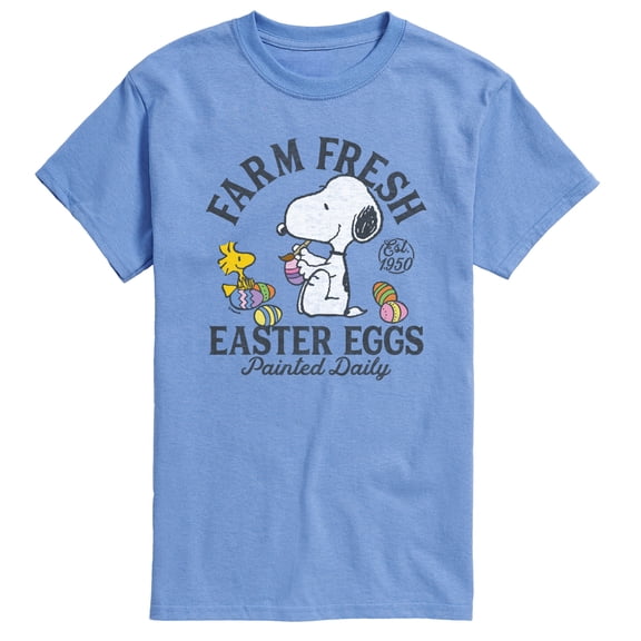 Peanuts - Farm Fresh Easter Eggs - Men's Short Sleeve Graphic T-Shirt