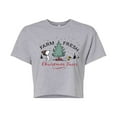 thumbnail image 1 of Peanuts - Farm Fresh Trees - Juniors Cropped Cotton Blend T-Shirt, 1 of 6