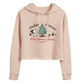 thumbnail image 1 of Peanuts - Farm Fresh Trees - Juniors Cropped Pullover Hoodie, 1 of 6