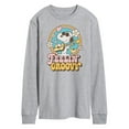 thumbnail image 1 of Peanuts - Feelin Groovy Snoopy And Woodstock Lights Only - Men's Long Sleeve T-Shirt, 1 of 5